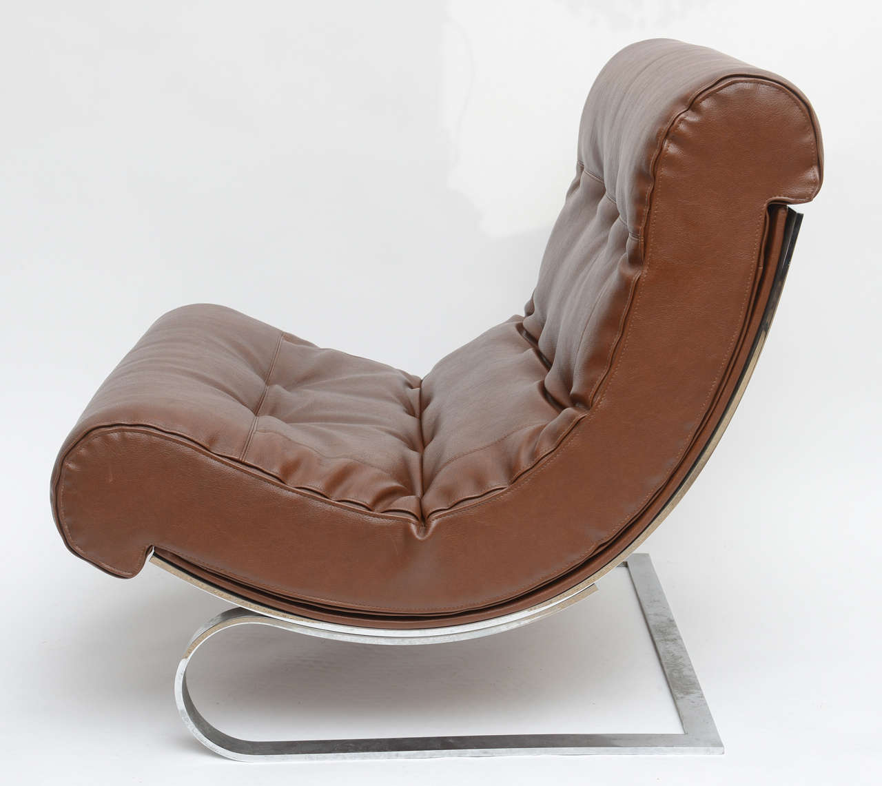 Late 20th Century Pair of Forma Nova Club Leather Lounge Chairs