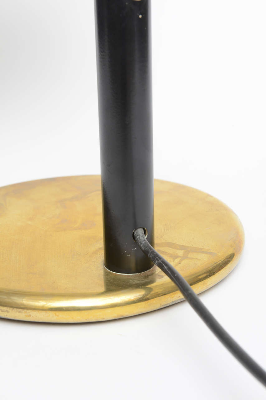 Brass Golden Mid-Century Modern Desk Lamp or Table Lamp