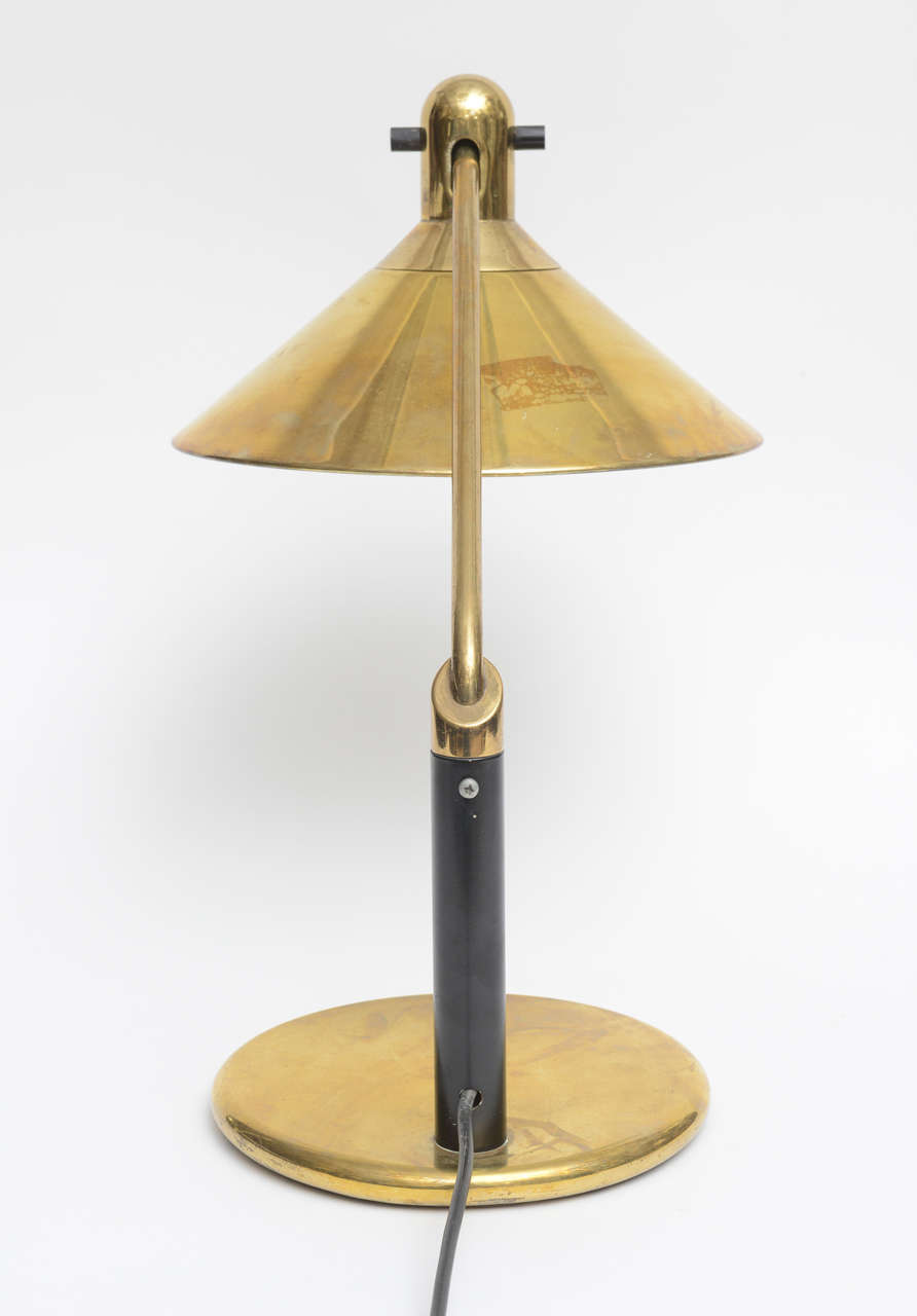 Golden Mid-Century Modern Desk Lamp or Table Lamp 4