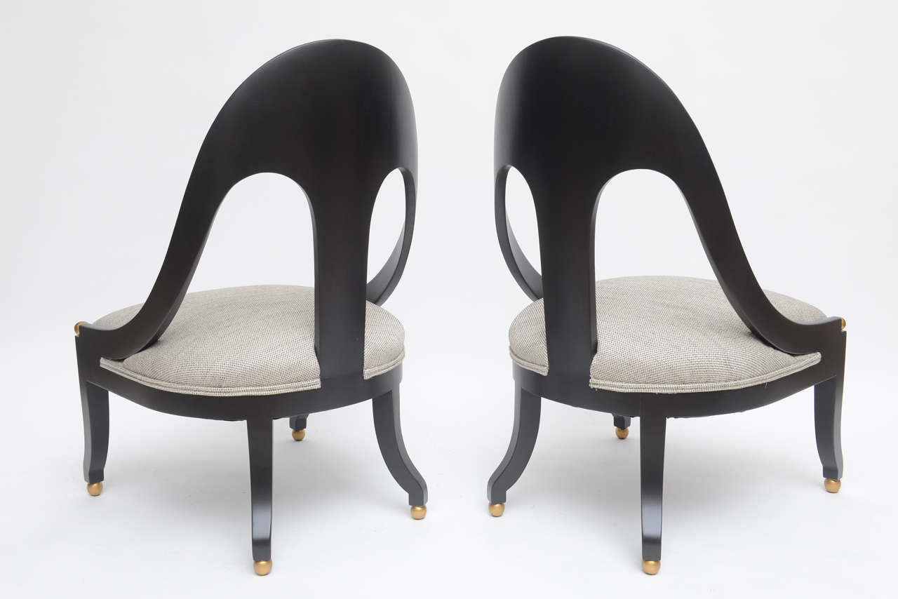 Pair of Michael Taylor Chairs for the Baker Furniture Co In Excellent Condition In Miami, FL