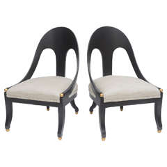 Pair of Michael Taylor Chairs for the Baker Furniture Co