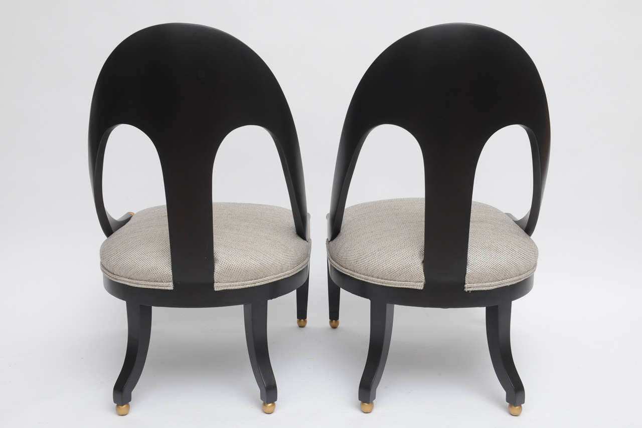 Pair of Michael Taylor Chairs for the Baker Furniture Co at 1stDibs