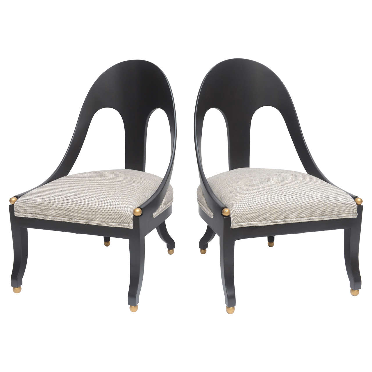 Pair of Michael Taylor Chairs for the Baker Furniture Co at 1stDibs