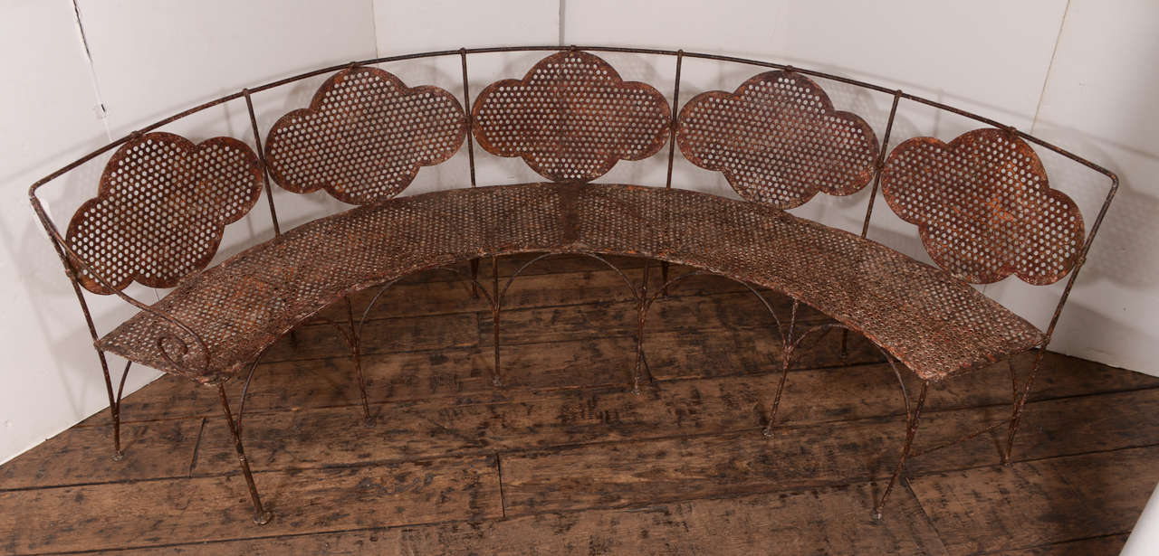 French Iron Bench