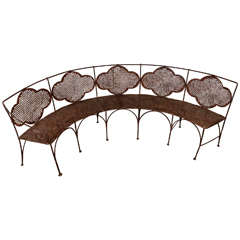 French Iron Bench