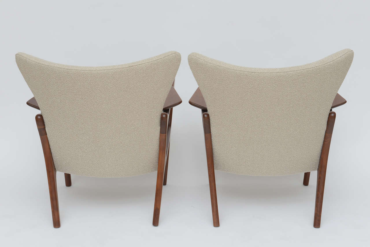 Pair of Adrian Pearsall Wing Chairs 3