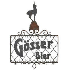 Austrian Iron Beer Sign 8