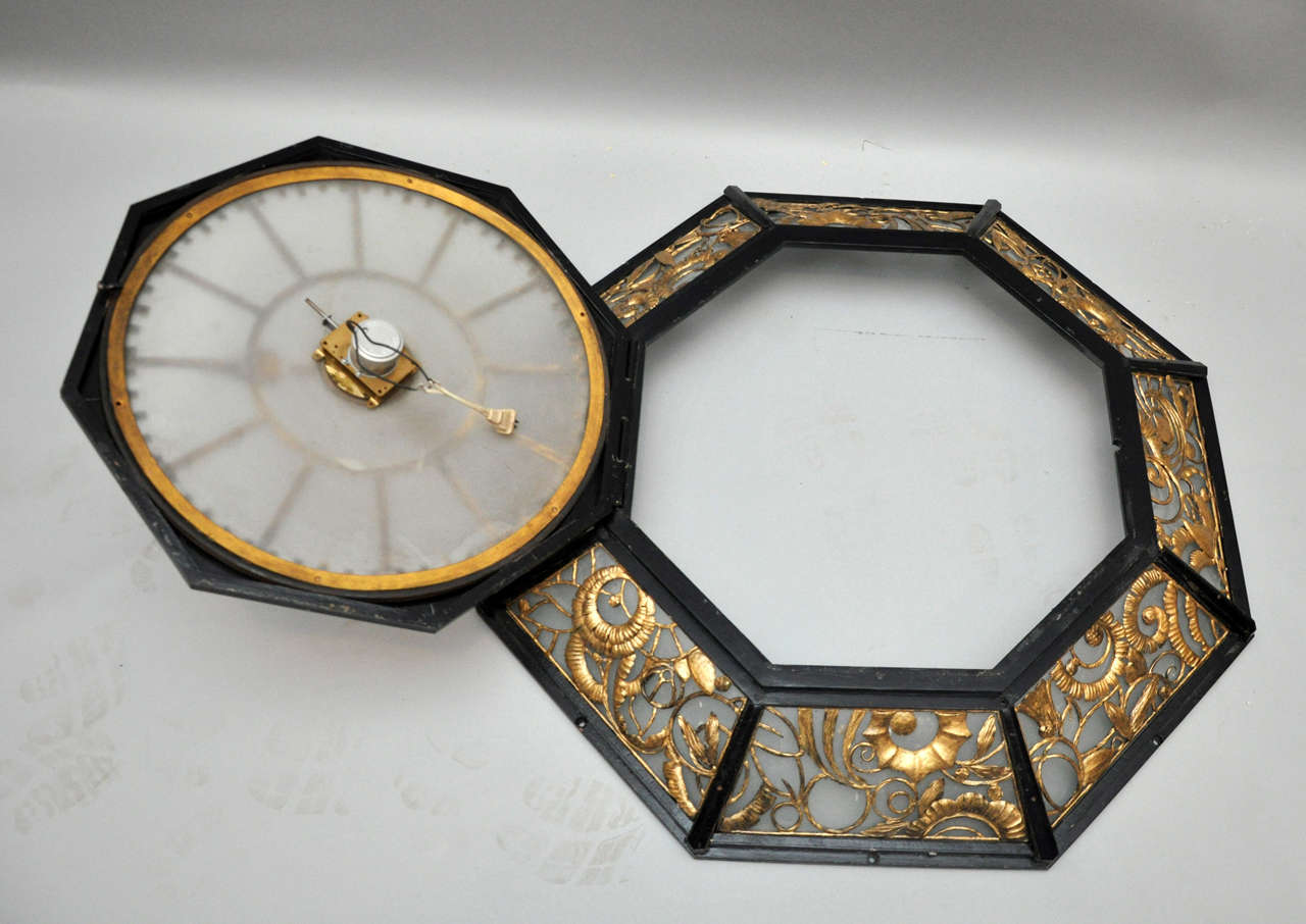 Early 20th Century French Art Deco Wall Clock