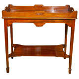 Rare Mahogany Metamorphic Tray on Stand