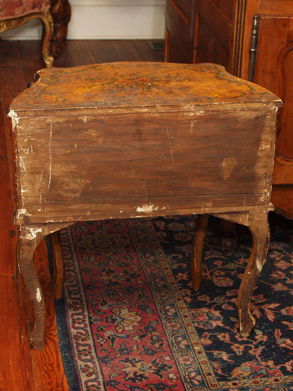 19th Century Two Drawer Painted Commodini For Sale 6