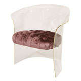 Lucite Lounge Chair