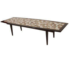 Mosaic Tile Top Coffee Table