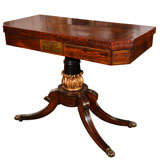 Antique Mahogany Games Table