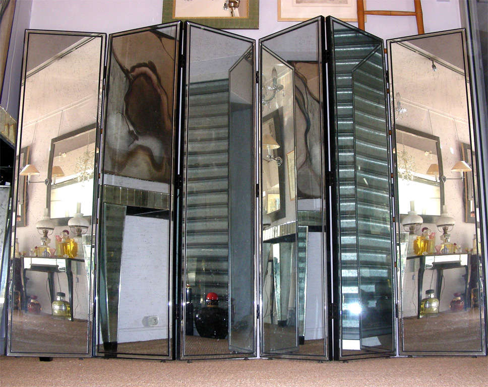 Screen with 6 foils in mirror.Dimension of each foil : 71x18.