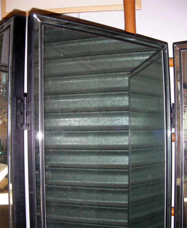 20th Century Screen with 6 Foils in Mirror
