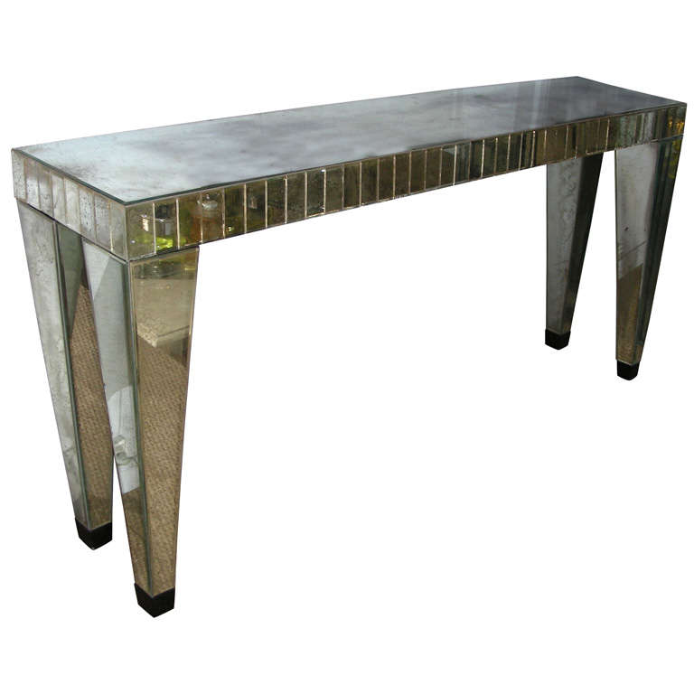 Console in mirror. at 1stdibs