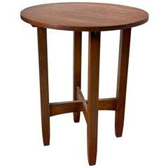 Early 20th C Mission Oak Side Table