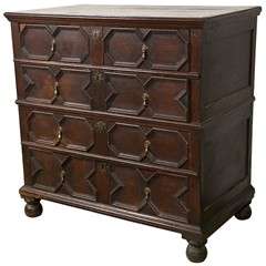 17th c Jacobean Oak Chest