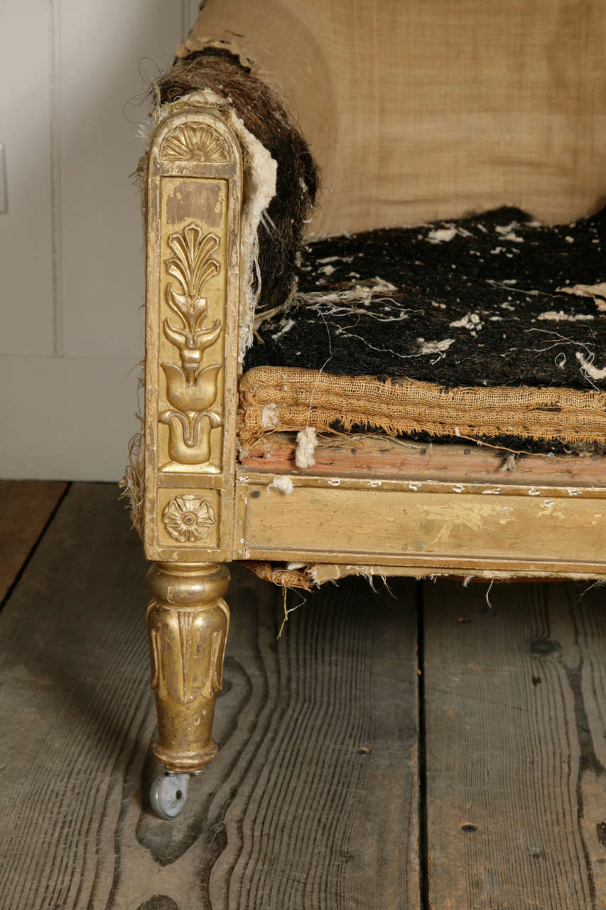 A Highly Important 19th Century Giltwood Chair  3
