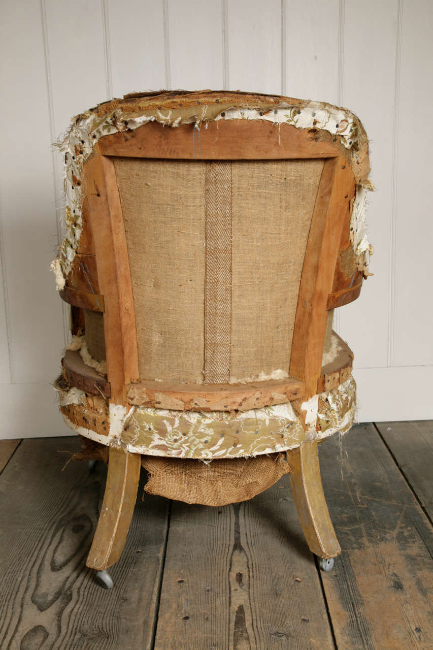 A Highly Important 19th Century Giltwood Chair  2
