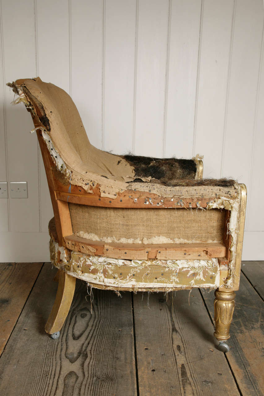 British A Highly Important 19th Century Giltwood Chair 