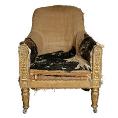 A Highly Important 19th Century Giltwood Chair 