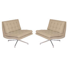 Pair of Scandinavian Swivel Chairs