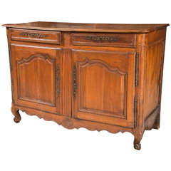 18th c Antique French Provincial Walnut Server