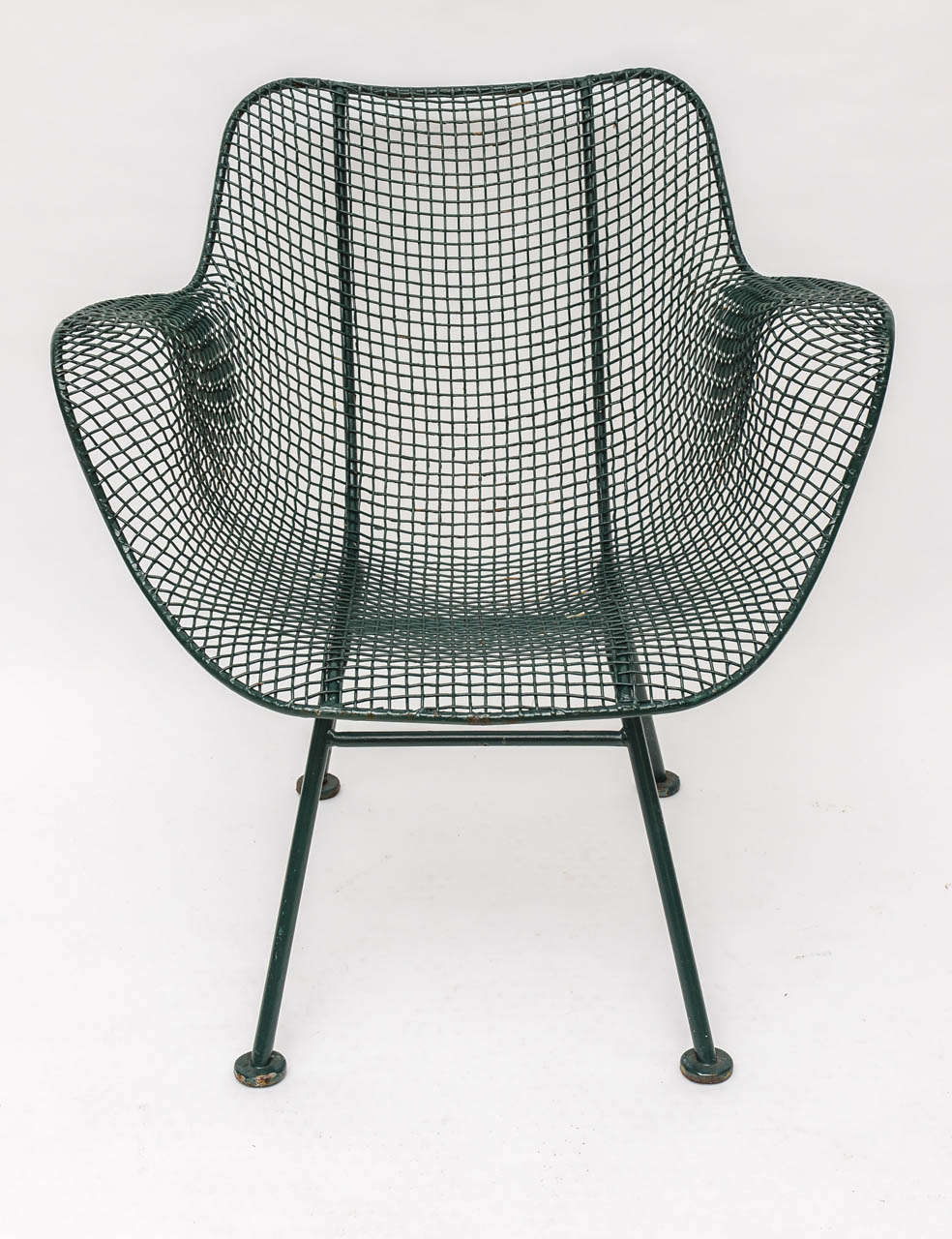 Great pair of green arm chairs by Russell Woodard.