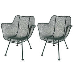 Pair of Sculptura Arm Chairs by Russell Woodard