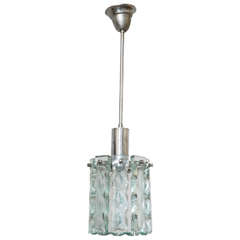 Crystal Pendant in Style of Fontana Arte 2