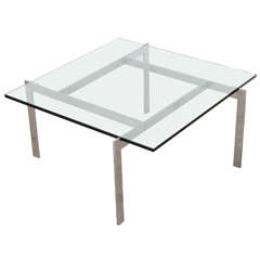 Mid-Century Modern Minimalistic Coffee Table Designed by Poul Kjaerholm