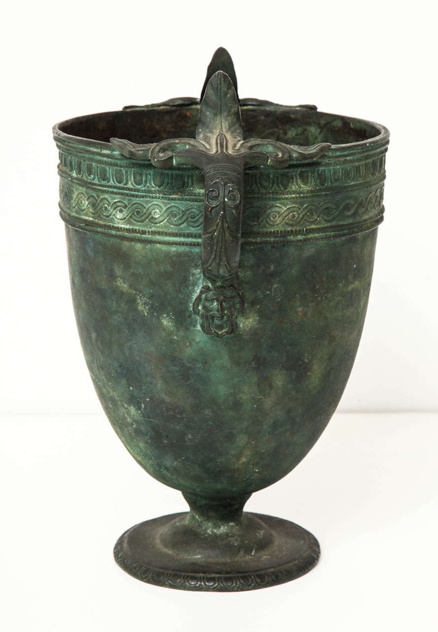 19th Century Italian Bronze Vase 1