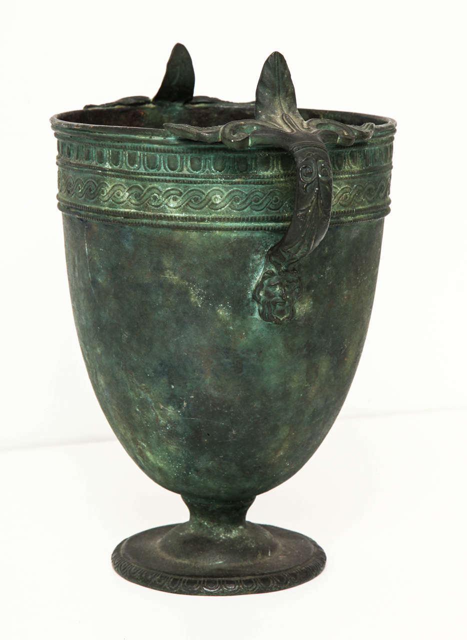 19th Century Italian Bronze Vase 2