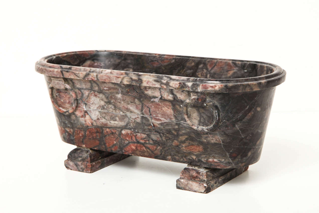 19th Century Italian Grand Tour Model of a Roman Marble Bath In Excellent Condition In New York, NY