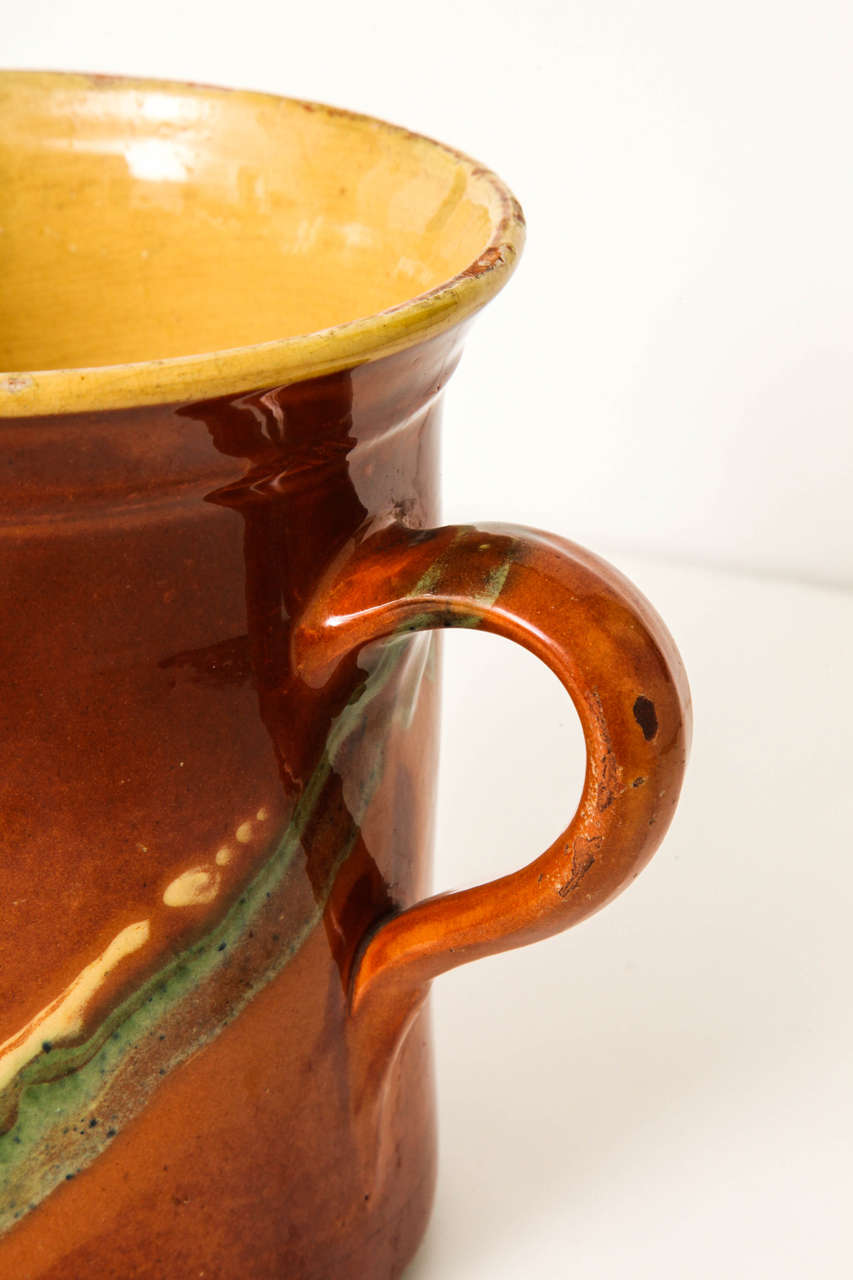 Pottery 19th Century French Jaspe Pitcher