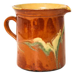 19th Century French Jaspe Pitcher