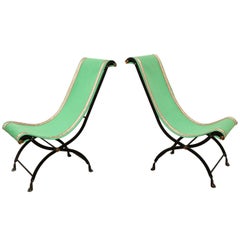 Paire de chaises de campagne de style Empire français