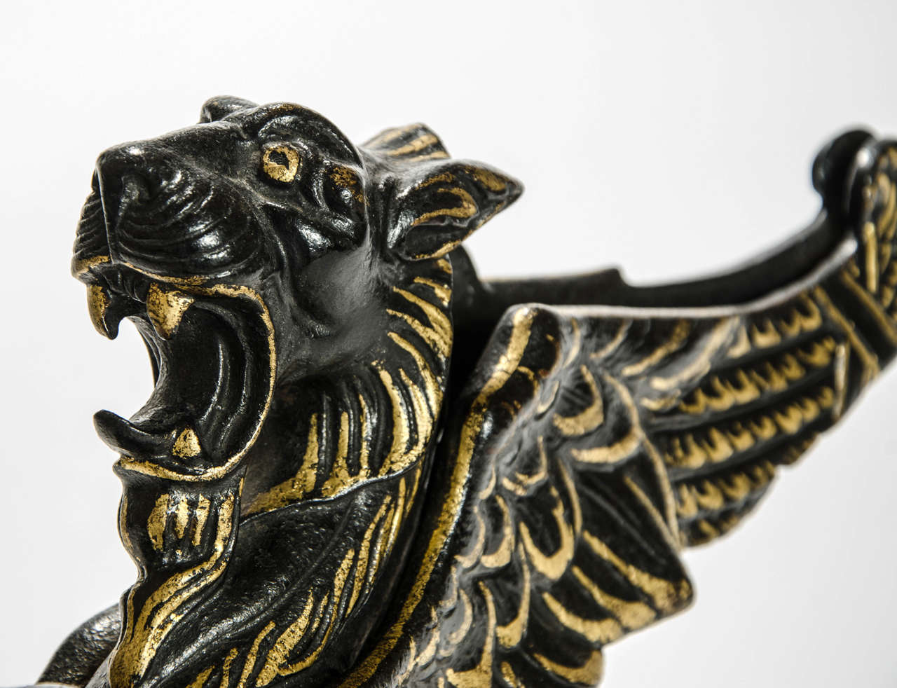 19th Century Door Stop in the Form of a Winged Griffon: English, circa 1850