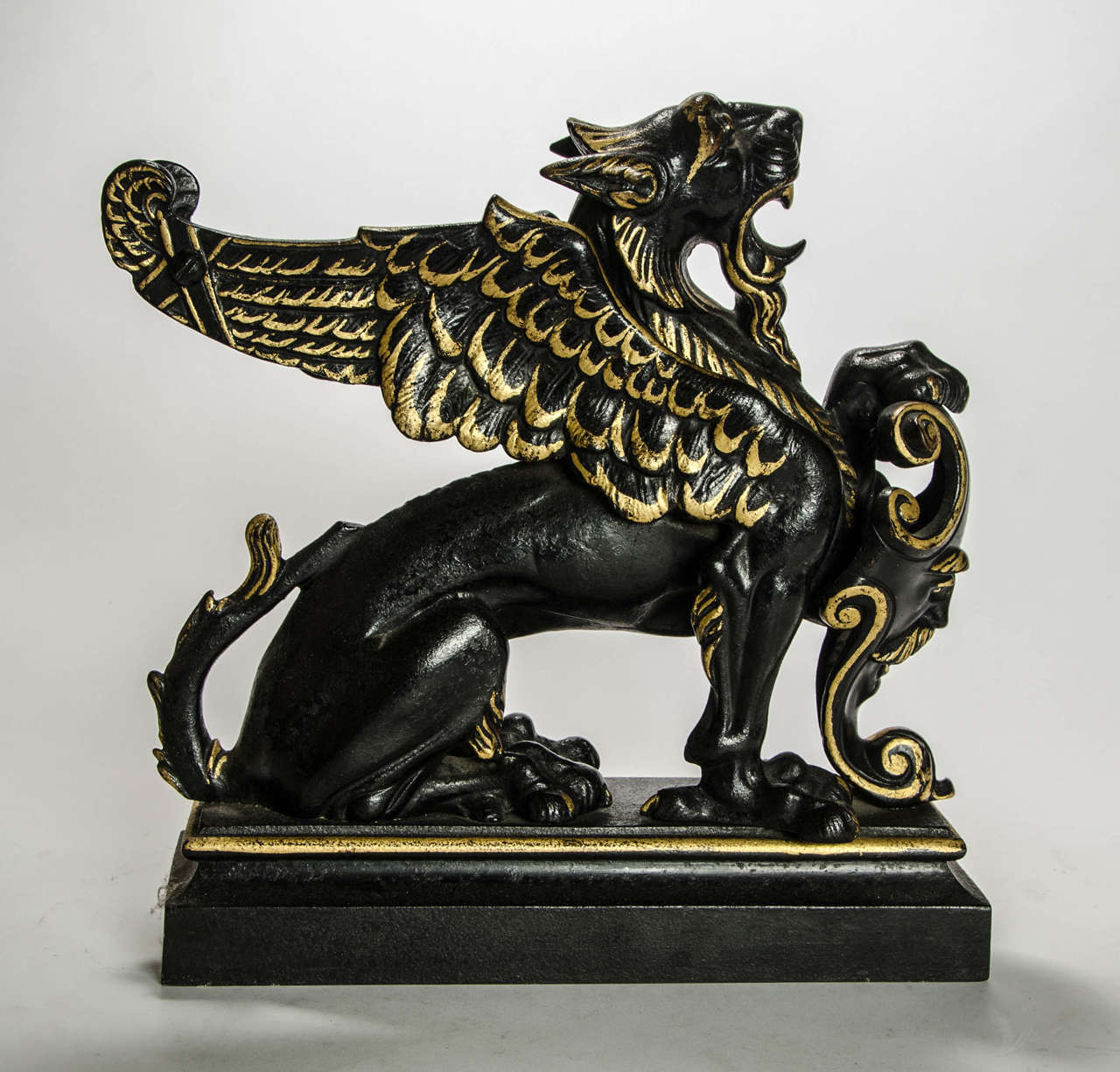 Door Stop in the Form of a Winged Griffon: English, circa 1850 1