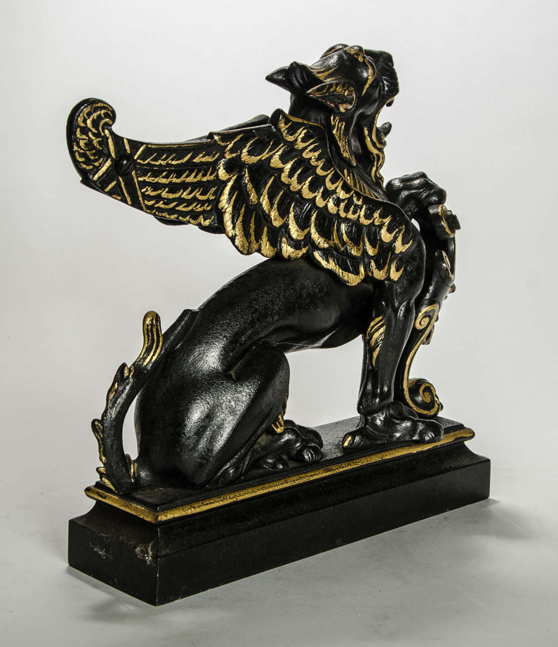 Door Stop in the Form of a Winged Griffon: English, circa 1850 3