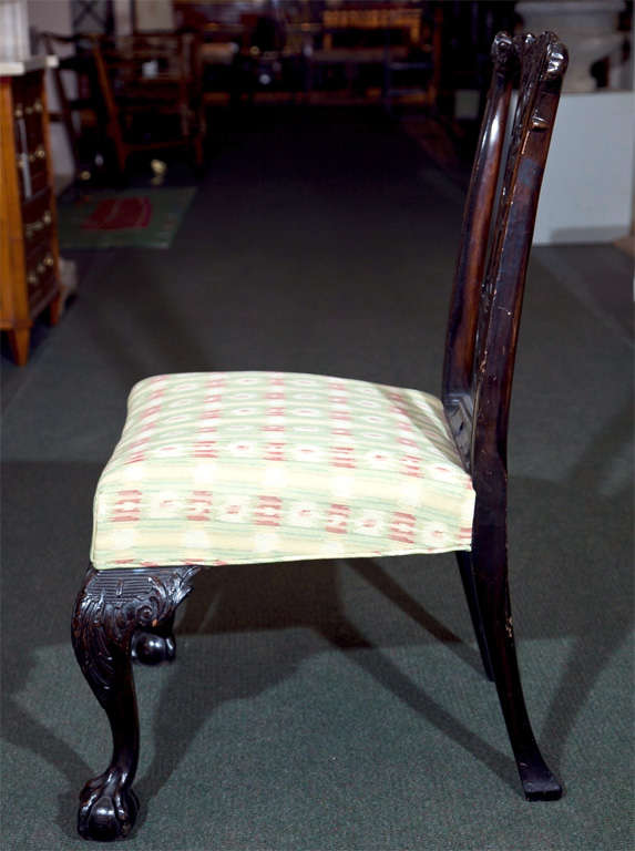 Set of Six Mahogany Side Chairs For Sale 2