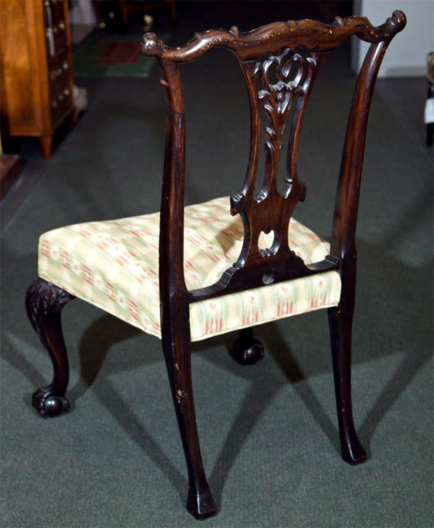 Set of Six Mahogany Side Chairs For Sale 3