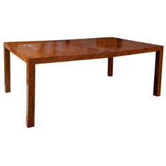 Modern Burlwood Parsons Table