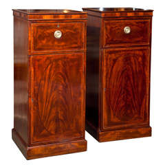 Pair of Georgian Mahogany Pedestals