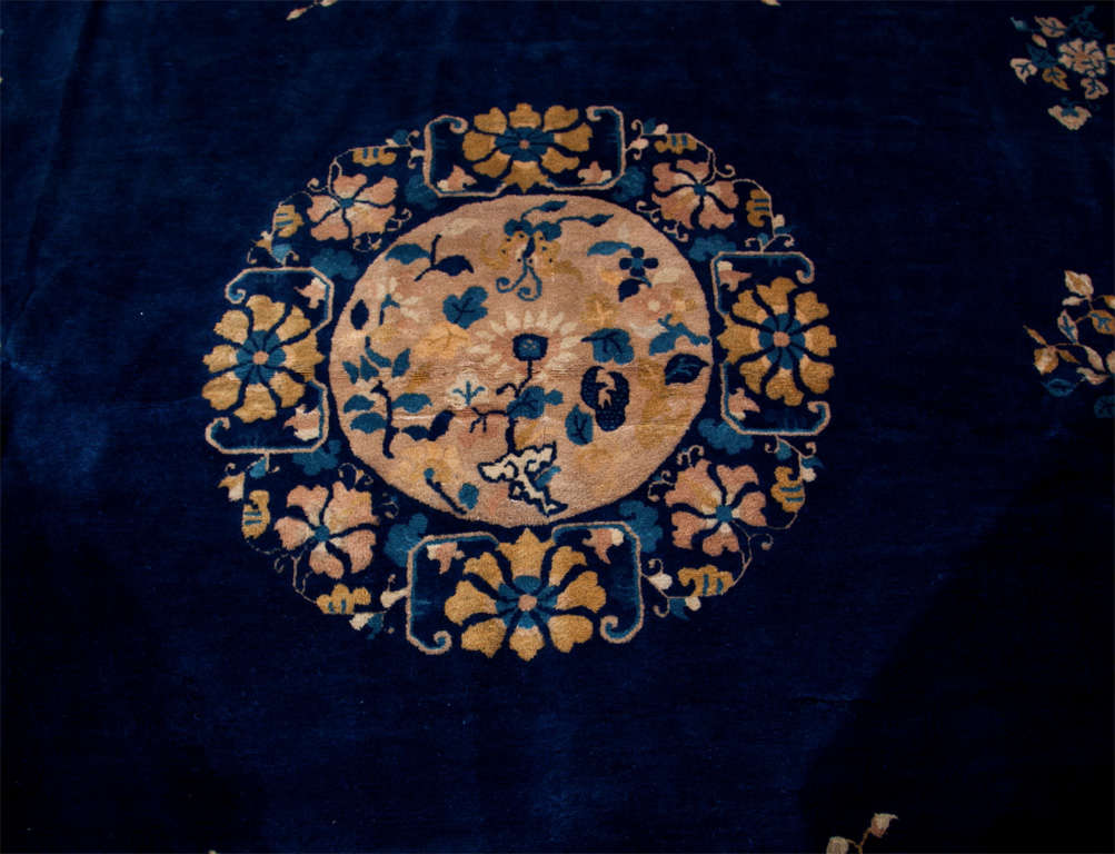 Chinese Blue and White Rug 4