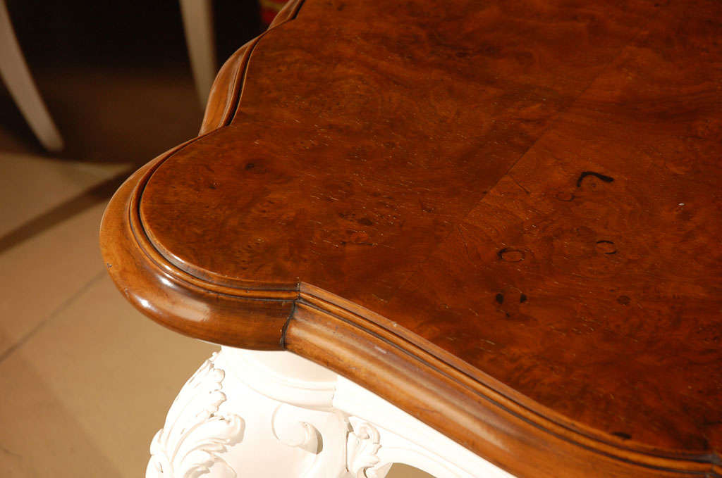 Mid-20th Century Rococo style dining table For Sale