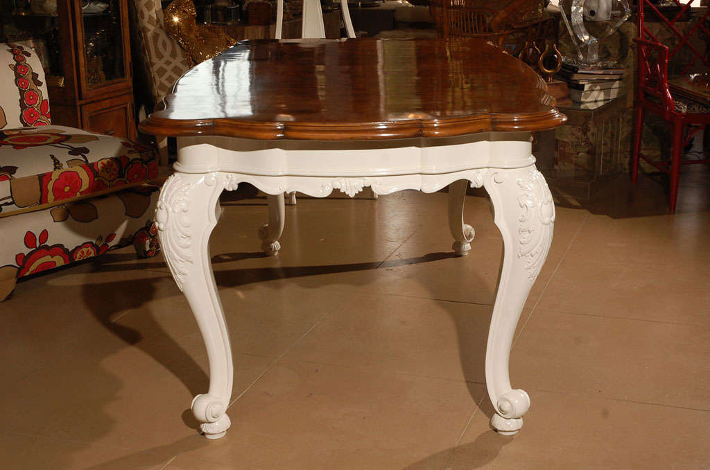 Rococo style dining table For Sale 3