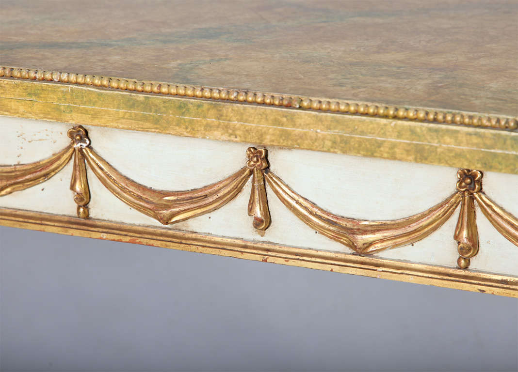 Faux Painted Italian Table In Excellent Condition In West Palm Beach, FL