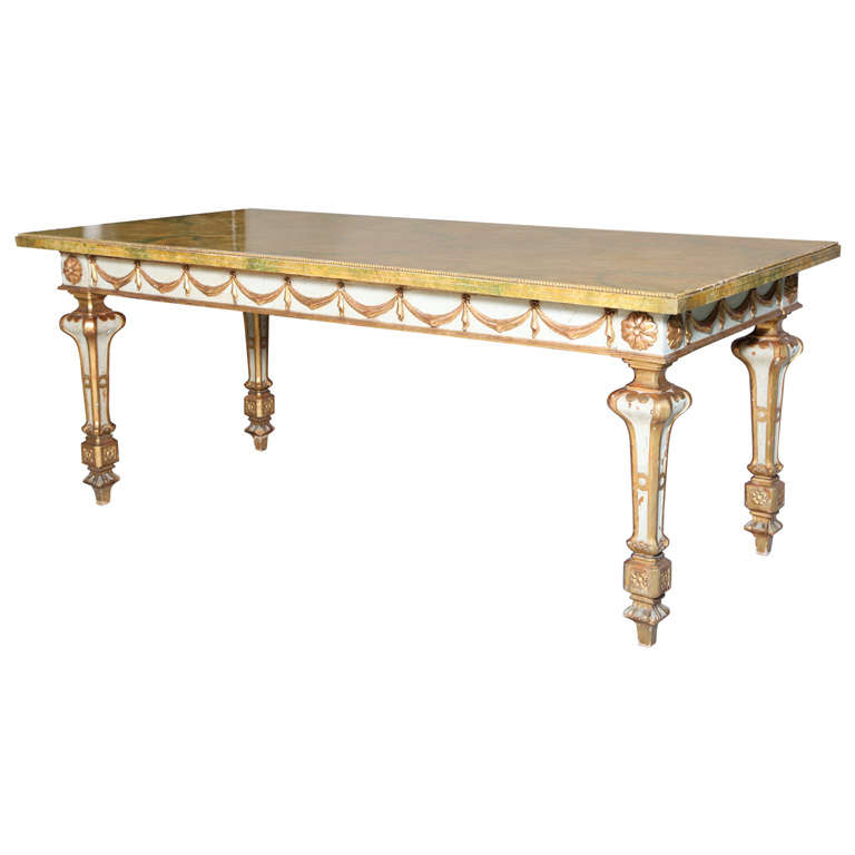 Faux Painted Italian Table